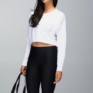 Ω LULULEMON OH HEY French Terry Cropped Sweatshirt